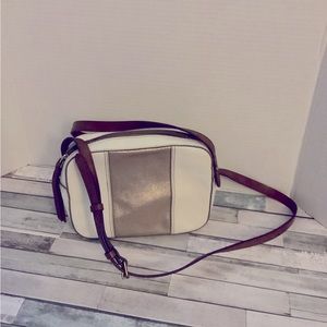 Fossil leather crossbody bag
